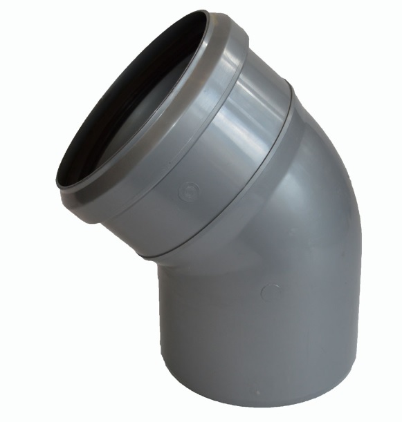Отвод с кольцом  РР   110*45 (50шт)