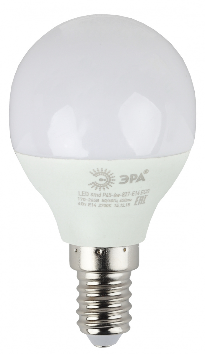 Лампа   OPTI  LED  шар    8w   Е-14